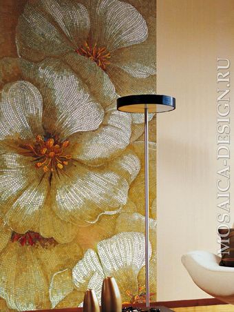 Vitrexmosaici панно цветы из мозаики Artistico ACVT078