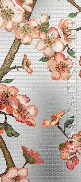 Bisazza панно из мозаики Decorations Flora ACVT155