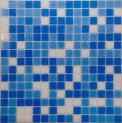 Мозаика для бассейна MIX 14 бело-синий