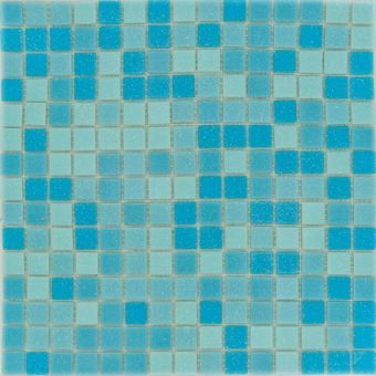 Стеклянная мозаика 01 blue