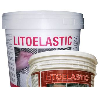 Litoelastic. Эпоксидно-полиуретановый клей для мозаики Litoelastic (A)+(B) ведро 4,5 кг + ведро 0,5 кг, ведро 9,0 кг + ведро 1 кг