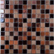 Стеклянная мозаика Lux № 406 (на сетке)
