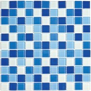 Стеклянная мозаика Blue Wave-3