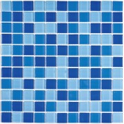 Стеклянная мозаика Blue Wave-2