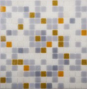 Стеклянная мозаика MIX4 серый (бумага)